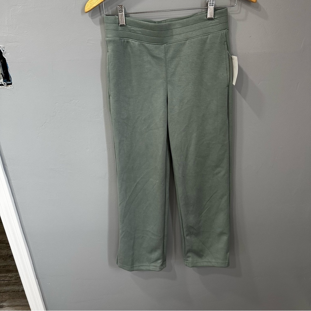 90 Degree By Reflex Green Sweat pants with Elastic Waistband